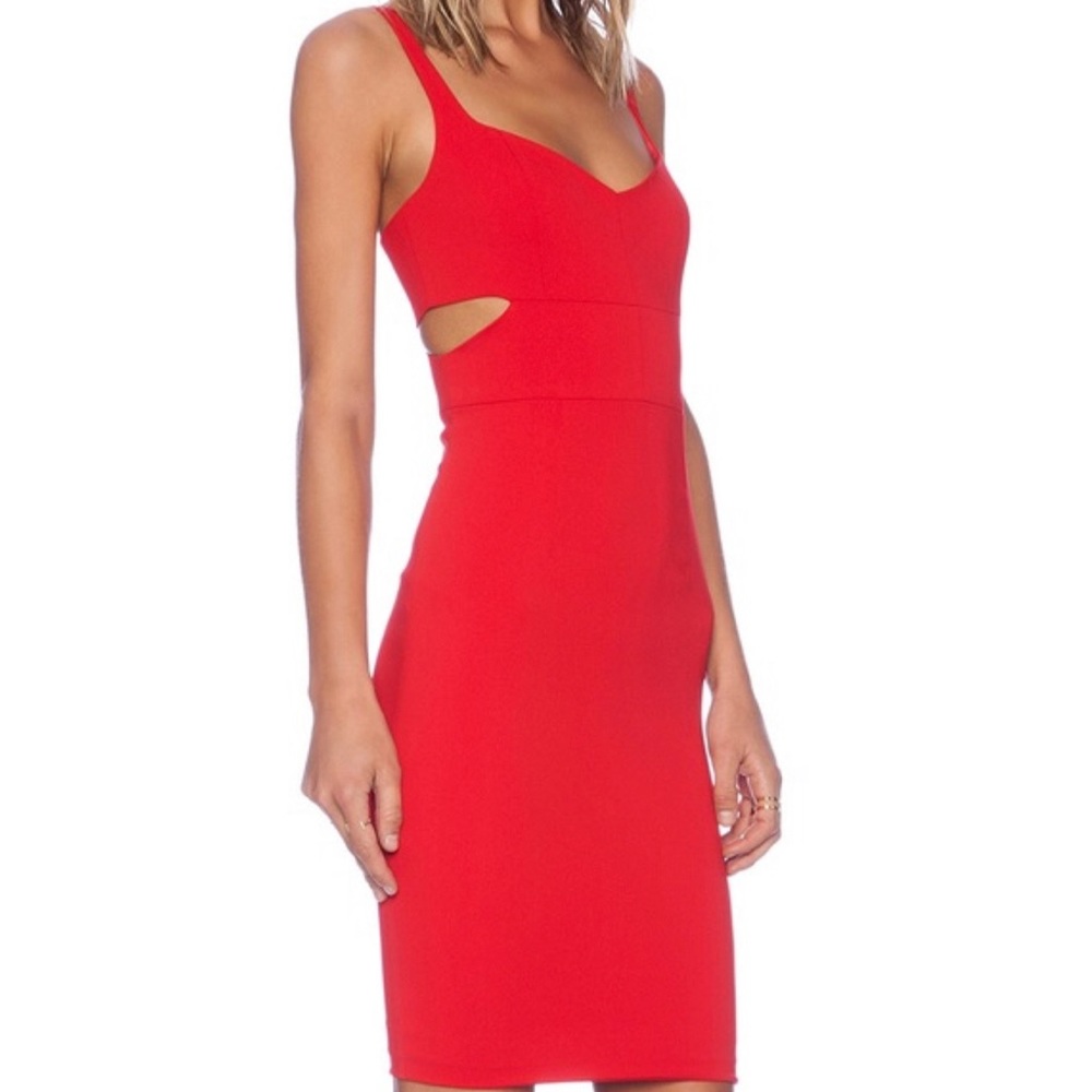 Jay Godfrey Red Dress Size 2